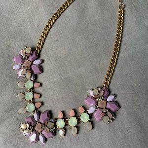 J. Crew Purple Statement Necklace